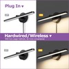 TYhogar 15.75" Plug in/Hardwired Bathroom Vanity Light Fixtures Modern Black