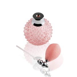 YangLand 1pcs 100ml Vintage Crystal Perfume Bottle Spray Atomizer Glass Bottle Lady Gift (Pink)