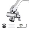 Adjustable Shower Head Extension Adapter, 304 Stainless Steel Shower Angle