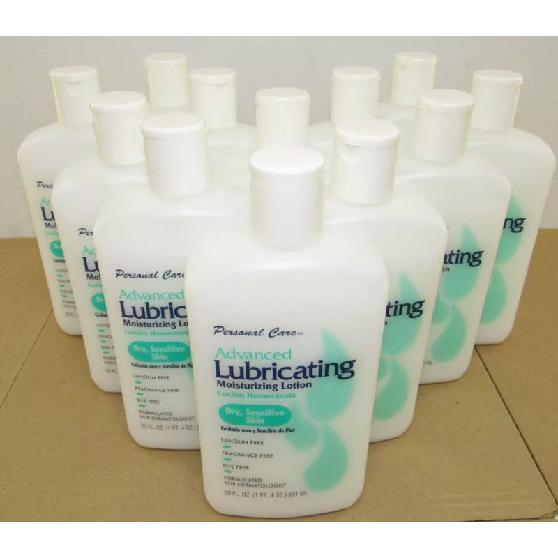 Personal Care 12 BOTTLES Advanced Lubricating Moisturizing Lotion 20 FL.OZ