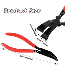 Txkrhwa Metal Sheet Bender Plier Steel Metal Sheet Straight Plier Durable Mini Straight and 45° Bending Sheet Metal Tool Set Portable Plier Hand Tool Kit for Metal Sheet(Mini 45 ° Bend)