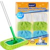 KEEPOW Reusable for Flash Speed Mop Refill Wipes, Microfiber for