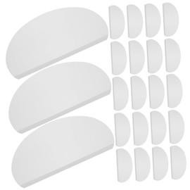 OHPHCALL Facial Shield Mask 50pcs Haircut Eye Guards Nail Art Stickers for Barber Shop