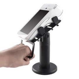 Shakven Soporte para Máquina POS - Base Giratoria Ergonómica de 360 Grados,Soporte para Terminal Lector de Tarjetas | para Terminal de Pago Lector de 