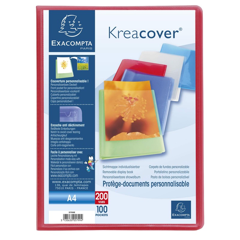 Exacompta - Ref 5799E - Kreacover Collection - Semi-Rigid Opaque