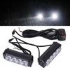 24W 12V 8LED Strobe Lights Bar High Brightness Warning Caution