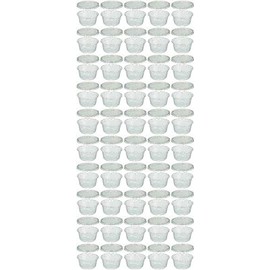 cuoca Plastic Pudding Cups, 3.2 fl oz (90 ml) (With Lid), 50 Count