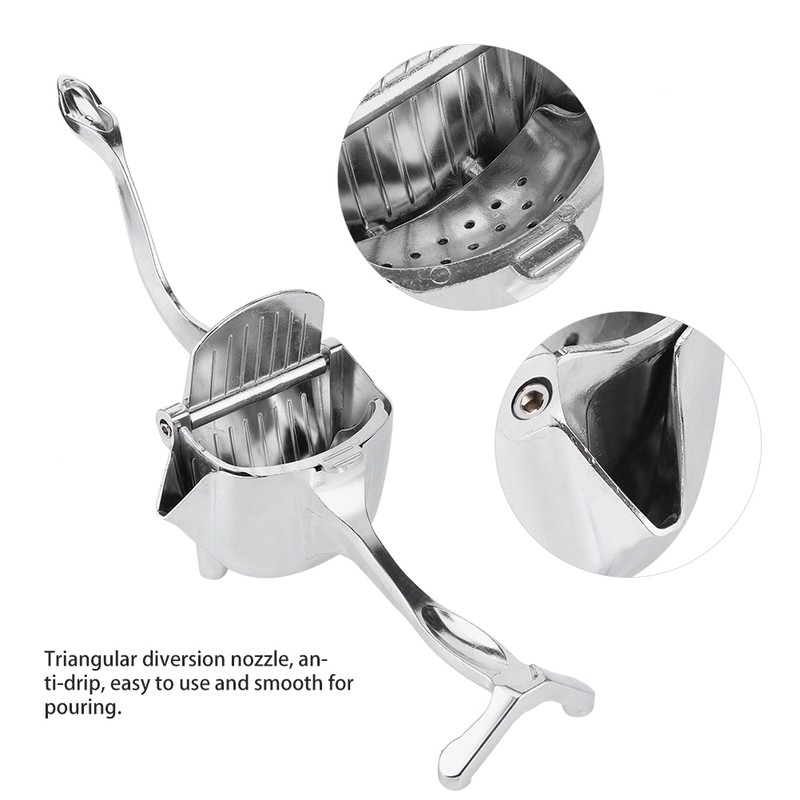 Portable Manual Fruit Juicer Lemon Orange Citrus Squeezer Extractor Squeezing