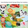 Baby Soft Toy Set with Play Mat Bright Color Sound