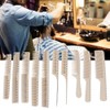 10Pcs Professional Hairdressing Comb Barber Hair Styling Cutting Comb with