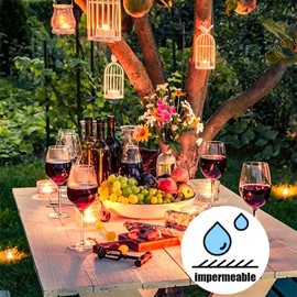 AUTBYE 24 PCS Velas LED Sin Llama, Velas Eléctricas Luz de Té, Hogar | Velas Votivas Eléctricas para Interiores y Exteriores. Ideal para Festivales, Boda, Decoraciones de Mesa, Navidad y Halloween