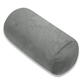 AS AWESLING Body Pillow for Adults, Full Body Pilllow for Sleeping, Long Round Cervical Pillow, Bolster Side Sleeper Pillow with Cover (Grey, 33 x 15 cm)