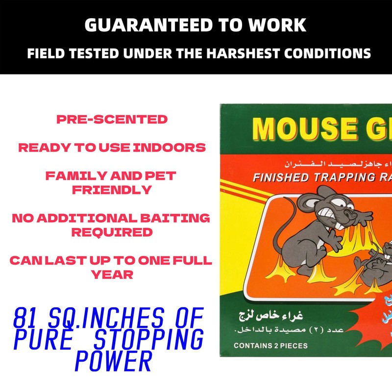 Big Mouse Glue Traps – Powerful Sticky Eco-Friendly Glue Boards,