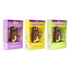 Palmer Chocolate Little Friends Hollow Milk Chocolate Bunny, Hollow Easter Bunny Perfect for Easter Baskets, Making Candy Fun Since 1948