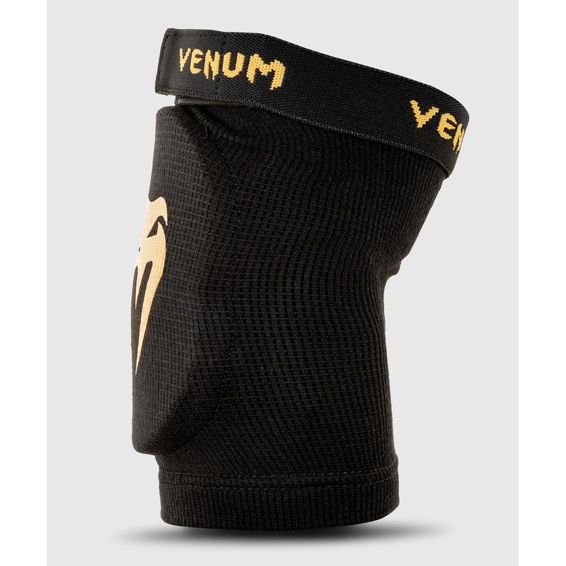Venum Contact Elbow Pads - Black/Gold - L