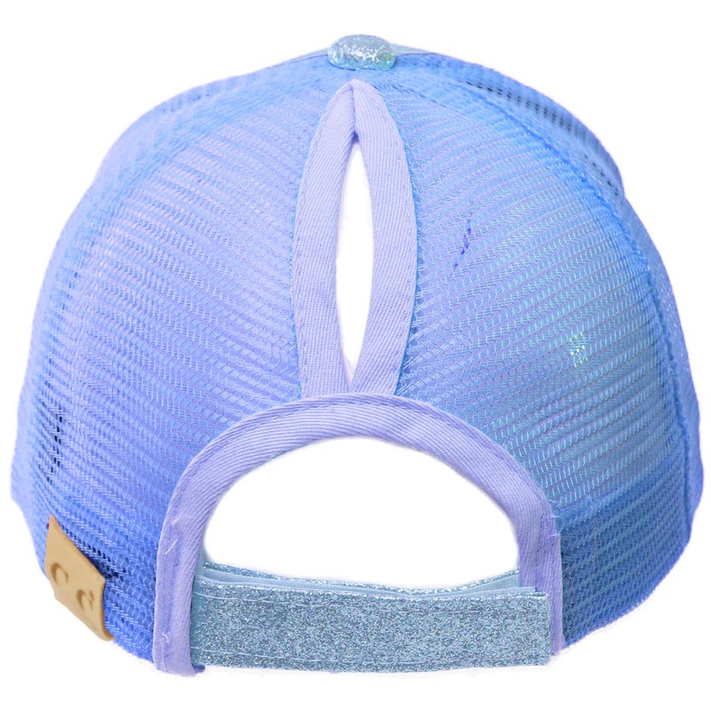 C.C Kids 2-5 Ponycaps Messy Buns Ponycaps - Gorra de
