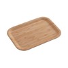 Captain Stag TAKE-Ware UP-2612 Bamboo Tray, Obon Non-Slip Treatment, Square,