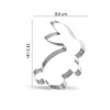 10.5 cm Bunny Rabbit Cookie Cutter - Stainless Steel