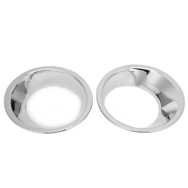 2pcs Car Front Fog Light Lamp Cover Trim Ring ABS