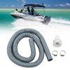 Bilge Pump Hose Fast Flow Rate Grey Flexible Leak Proof