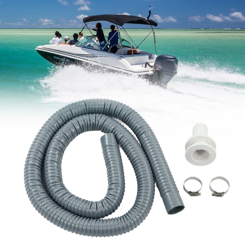 Bilge Pump Hose Fast Flow Rate Grey Flexible Leak Proof