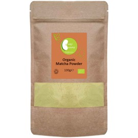 Organic Matcha Powder - Certified Organic - by Busy Beans Organic (100g)