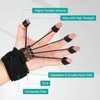 4 Pack Finger Exerciser with Bracelet, (20lb, 40lb, 60lb, 75lb)