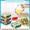 Skroam 10 Pack Glass Meal Prep Containers, 22 OZ Glass