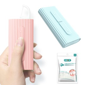 Dental Floss-LIAMOSS Floss Pick Dispenser,120 Count PinkBlue Flossers for Adults,Dental Pick,Floss Threaders,Toothpicks Sticks,The Best Dental Tools for Cleaning Teeth & Oral Care…