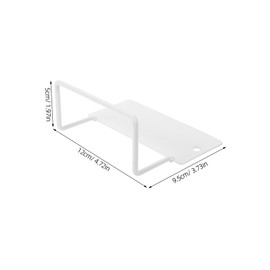 TEHAUX 1 Set Non-Slip Holder Mattress Slide Stopper Mattress-Slide-Stopper Grippers Mattress Retainer Mattress from Sliding Bed Frame Bed Stoppers to Prevent Sliding Iron White