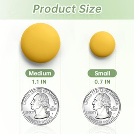 GOOZADA 16Pcs Cute Refrigerator Magnets,16 Colors Locker Magnets, Colorful Round Fridge Magnets for Whiteboard, Locker, Kitchen, Office, Decorative Magnetic