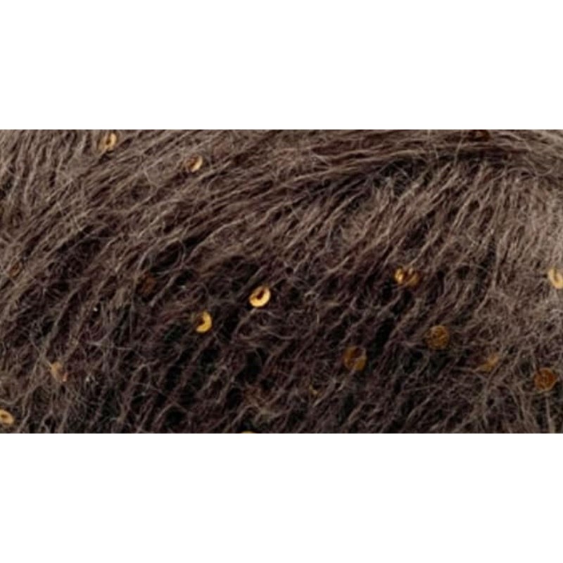 Schulana Kid-Seta Paillettes, Mohair, Brown, 25 g, 125