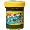PowerBait Trout Bait, Green Pumpkin,