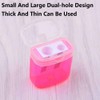 12 Pack Mini Colored Dual-Holes Pencil Sharpener, Manual Pencil Sharpener