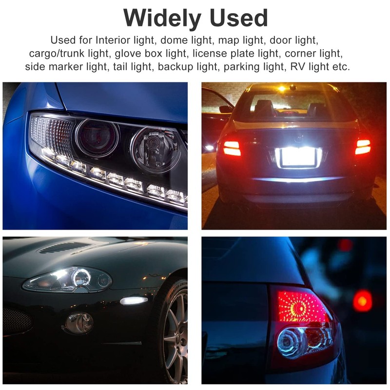 Senpinkboo 10PCS Car Boat LED Indicator Light 12V 8mm Pilot