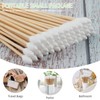 Yinghezu 200 Count Bamboo Cotton Swabs 6" Inch Long Pointed