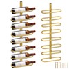 KHayRovies Wine Rack Wall Mounted for 8 Wine Bottles, Metal