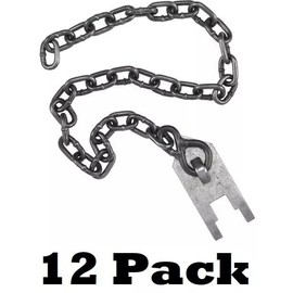 12 Wolf Fang Chain Stakes Freedom Brand - Per Dozen