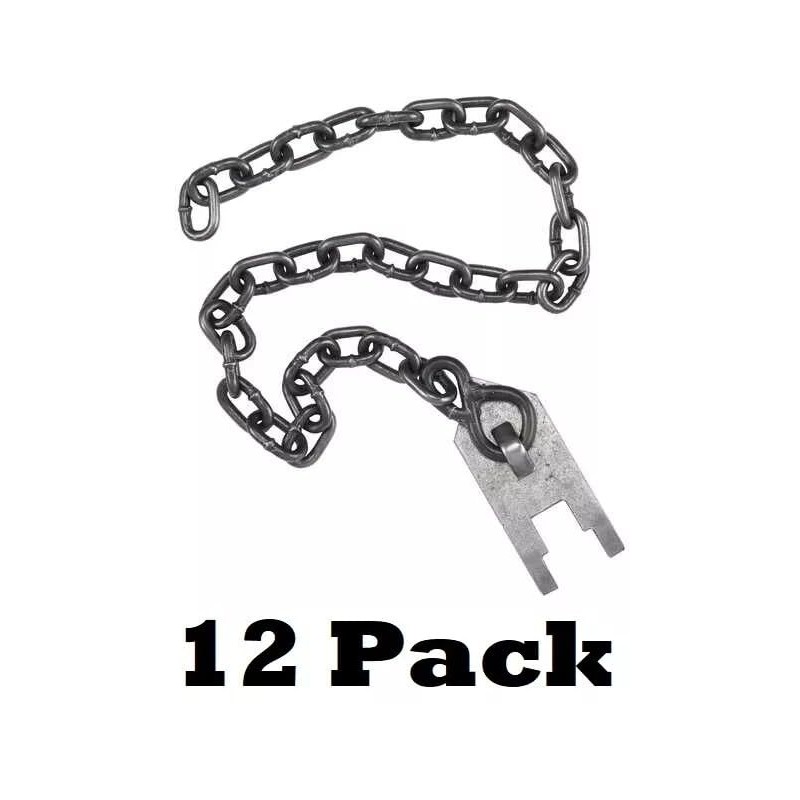 12 Wolf Fang Chain Stakes Freedom Brand - Per Dozen