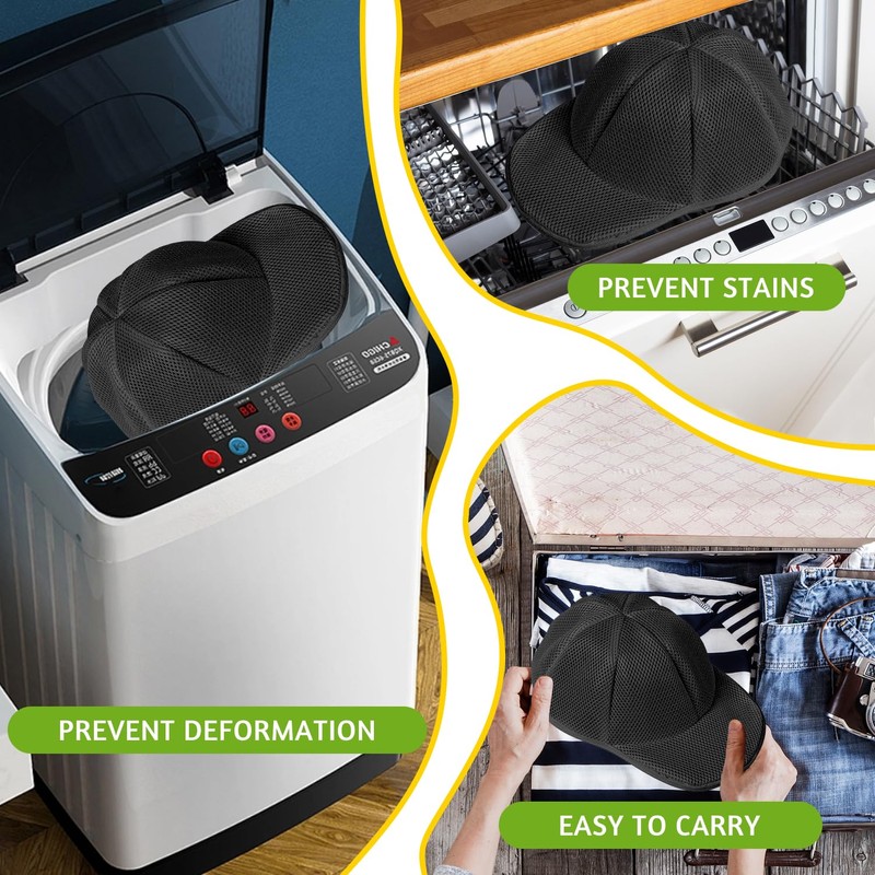 Eiito Hat Washer Cage, Hat Washer for Baseball Caps, Hats