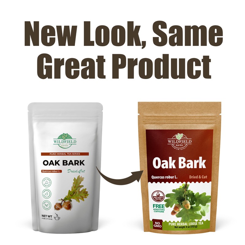 4 oz. Oak Bark Tea Tree Bark Herbs Сascara (Cortex