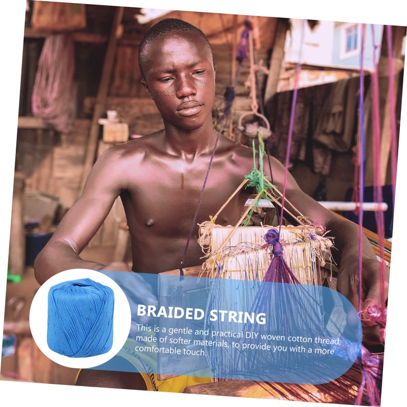 SEWACC 1roll Cotton Rope for DIY Crafts Soft and Macrame