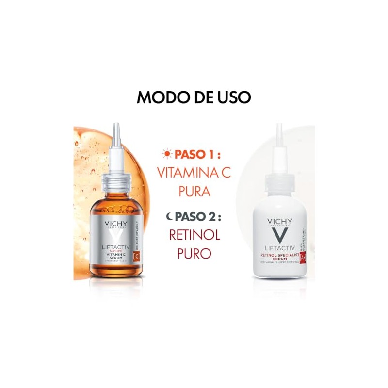 VICHY Liftactiv anti-edad Día y Noche Retinol Vitamina C