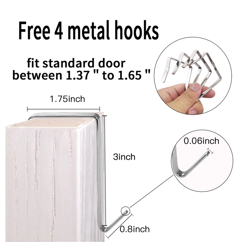 TidyMaster Clear Crystal 2 Pack 35 Pockets Large Hanging Shoe