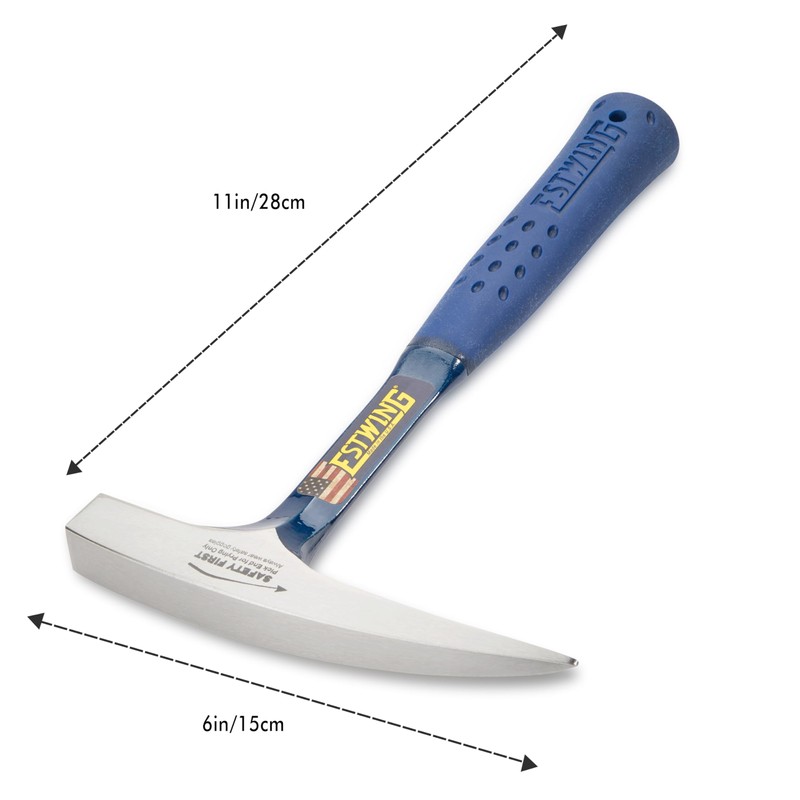 ESTWING Rock Pick - 14 oz Geology Hammer with Pointed