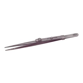 Allegro Diamond Tweezers, Stainless Steel, Medium Point, Locking, 6-1/2 Inches | TWZ-171.76