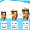 Reusable Iced Coffee Sleeve with Handle Neoprene Insulated Sleeves for