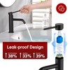 SUMERAIN Matte Black Bathroom Sink Faucet Single Handle Single Hole