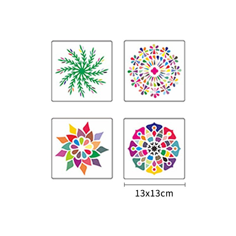 Painting Set DIY Hollow Painting Template Mandala Dotting Tools with