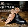 Esvioniq Cedar Shoe Tree with Twin Tubes Shoe Trees Sizes